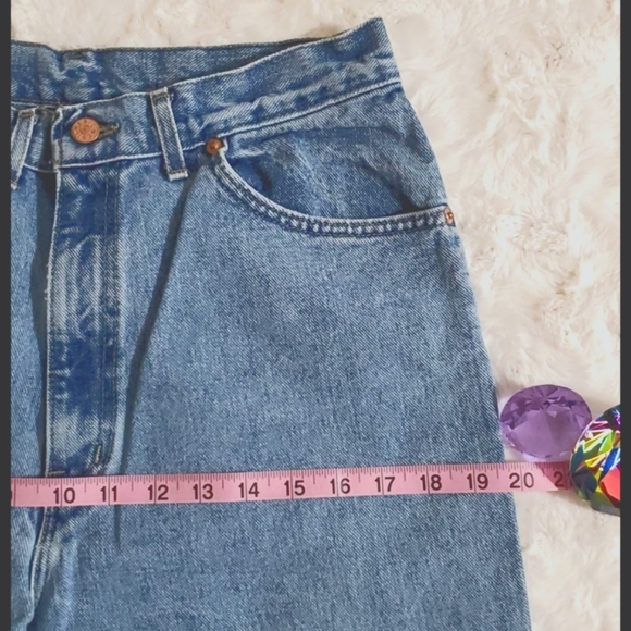 CHIC by H-I-S High rise 'Mom Jeans' 80s size 10 tall retro thick denim - Picture 9 of 13